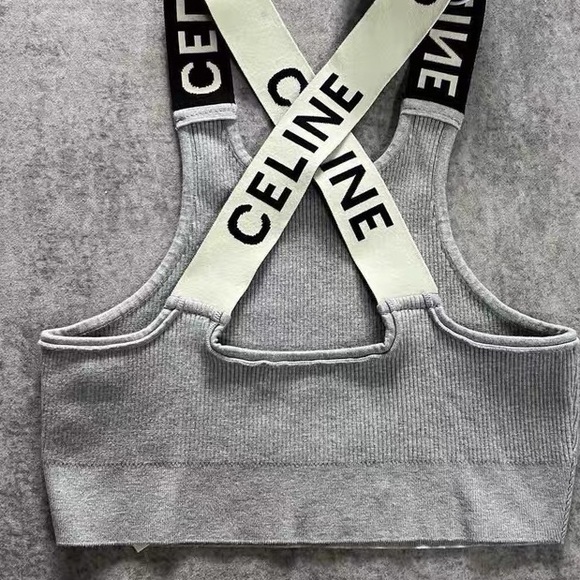 🚩steal authentic Celine Ribbed Gray Apparel - Picture 2 of 4